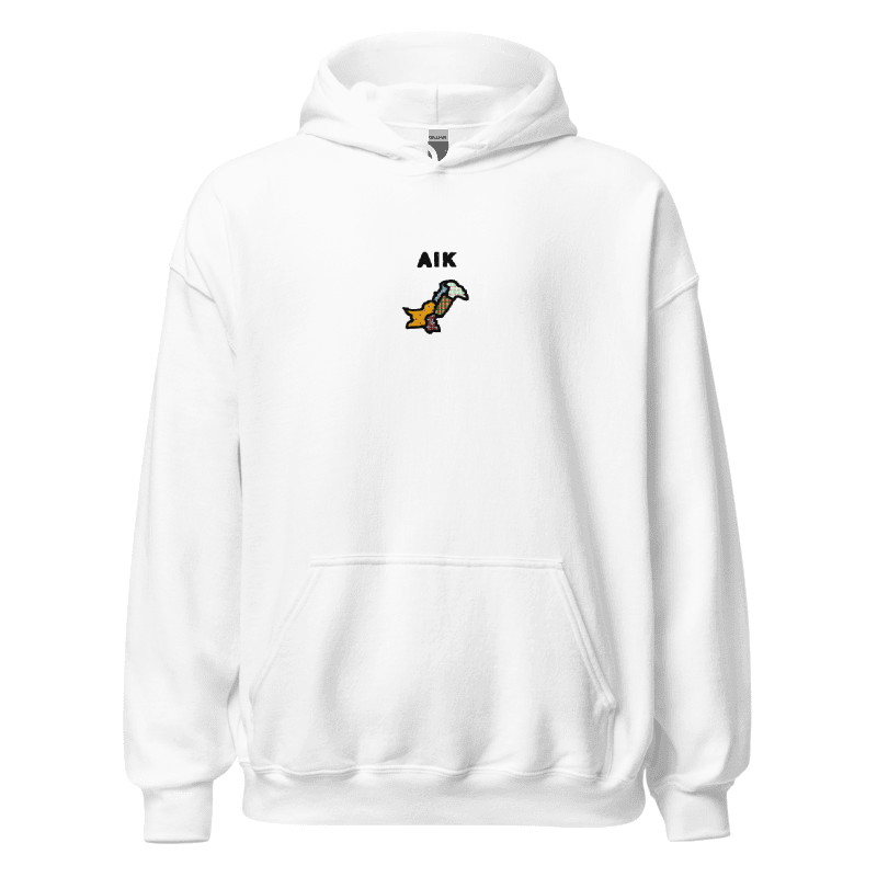 Dard Hoodie (White) -  Kashida Collection